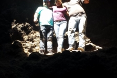 Students at Kuna Caves
